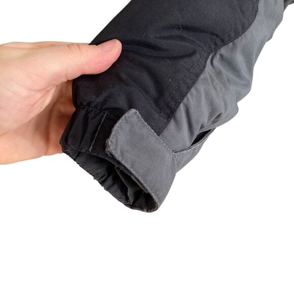 Y2K Youth LL Bean Two Tone Gray Thinsulate Nylon Full Zip Winter Coat Size 14/16 - Picture 12 of 16